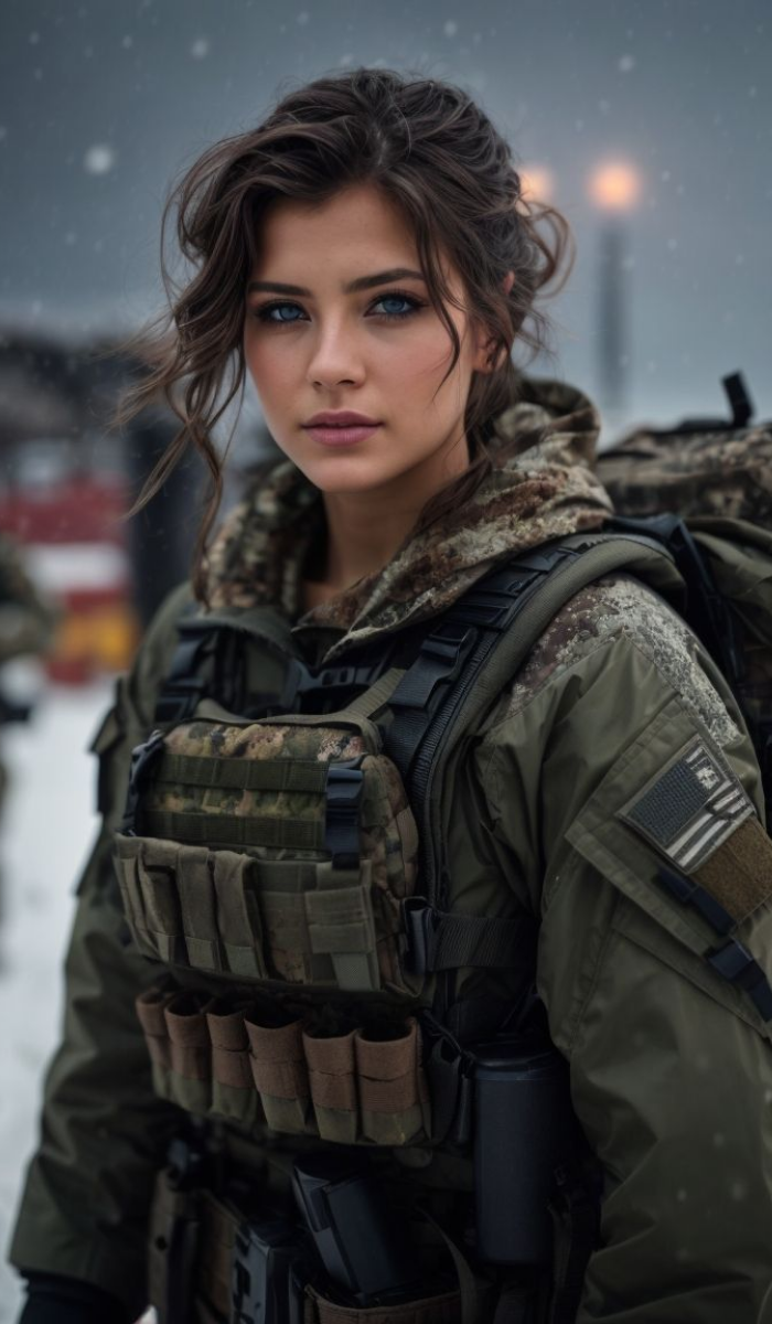 Army girl DP high quality