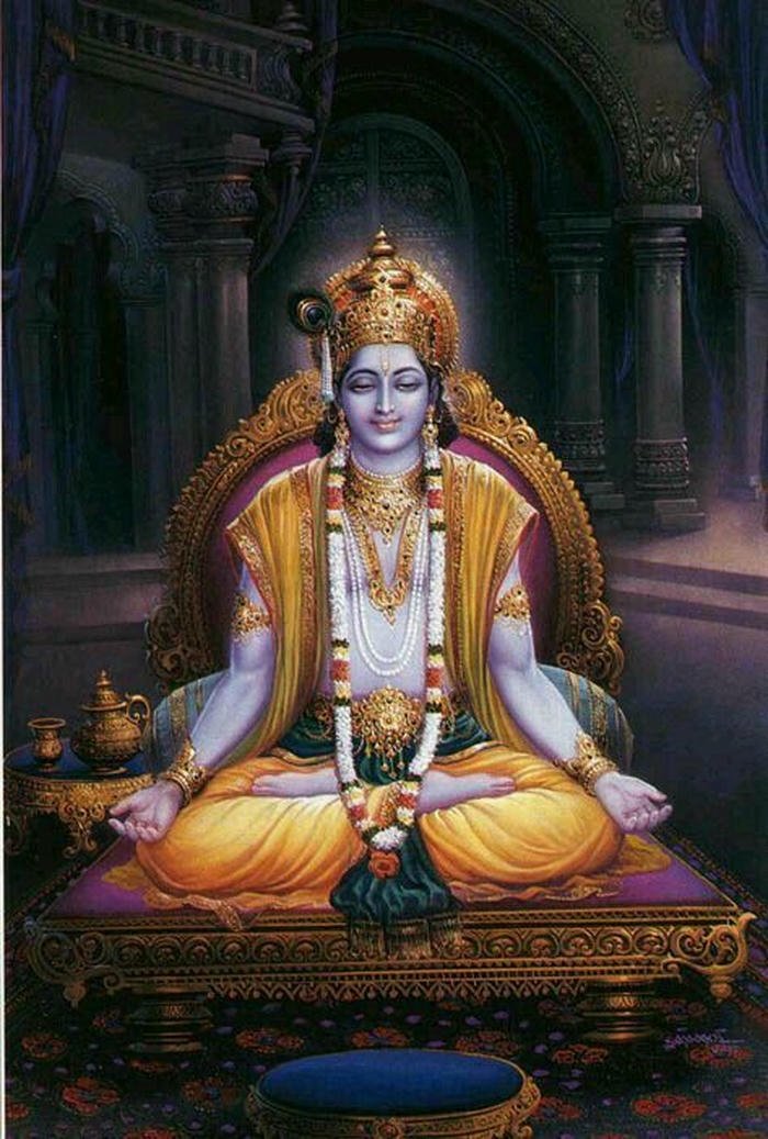 Badrinath temple God photo