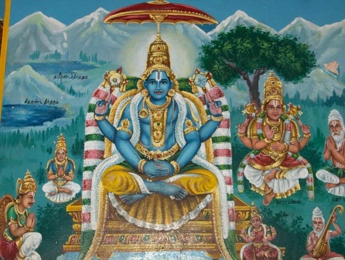 Lord Badrinath temple images