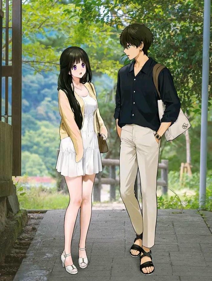 anime cute couple dp