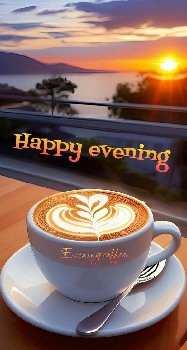 beautiful good evening coffee images