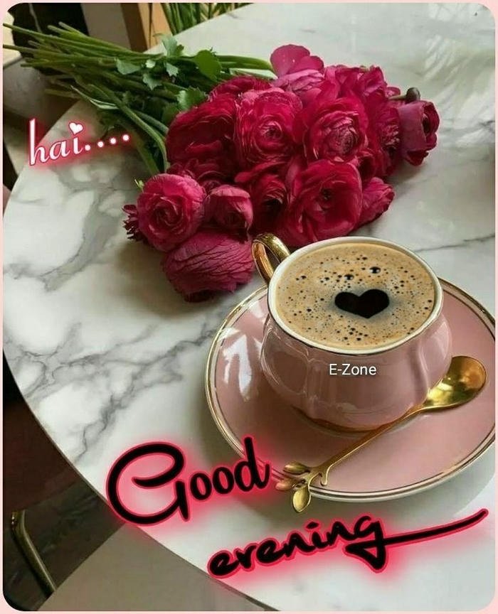 beautiful good evening images with tea