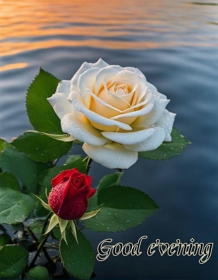 beautiful good morning rose