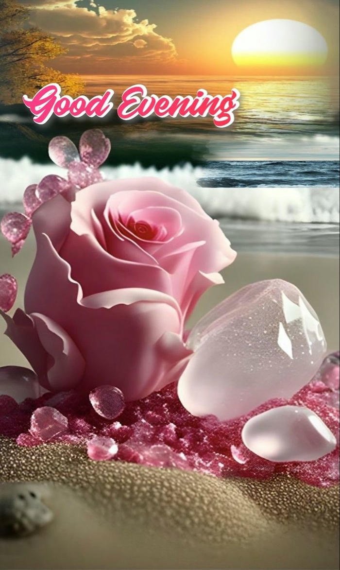 beautiful morning rose flower
