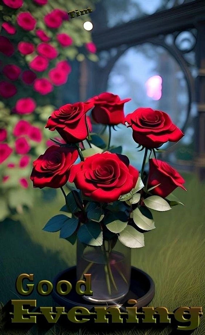 beautiful rose flowers good morning