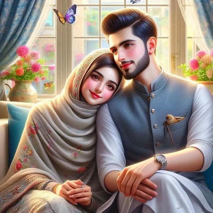best couple dp cartoon