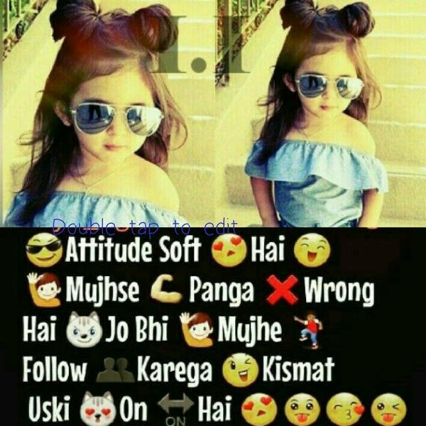 bindas girl attitude dp