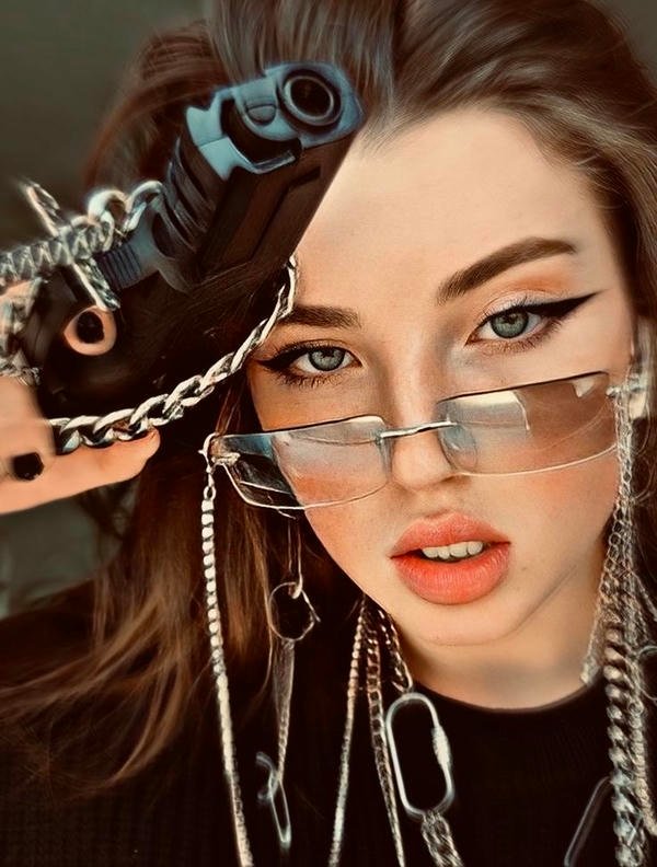 bindas girl with swag dp