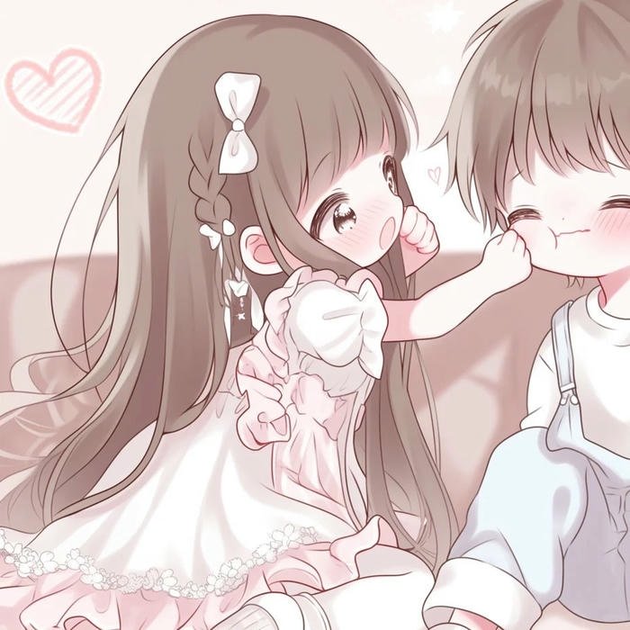 cartoon dp couple
