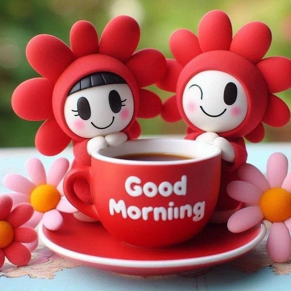 cartoon good morning wishes