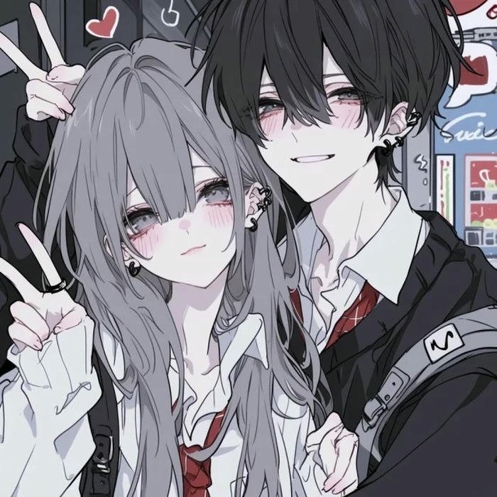 couple dp cute cat