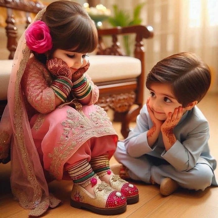 creative baby couple dp