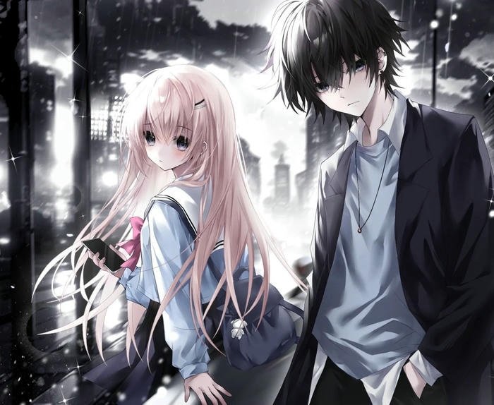 cute anime couple dpz