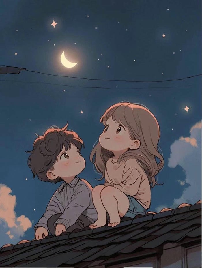 cute couple dp cartoon
