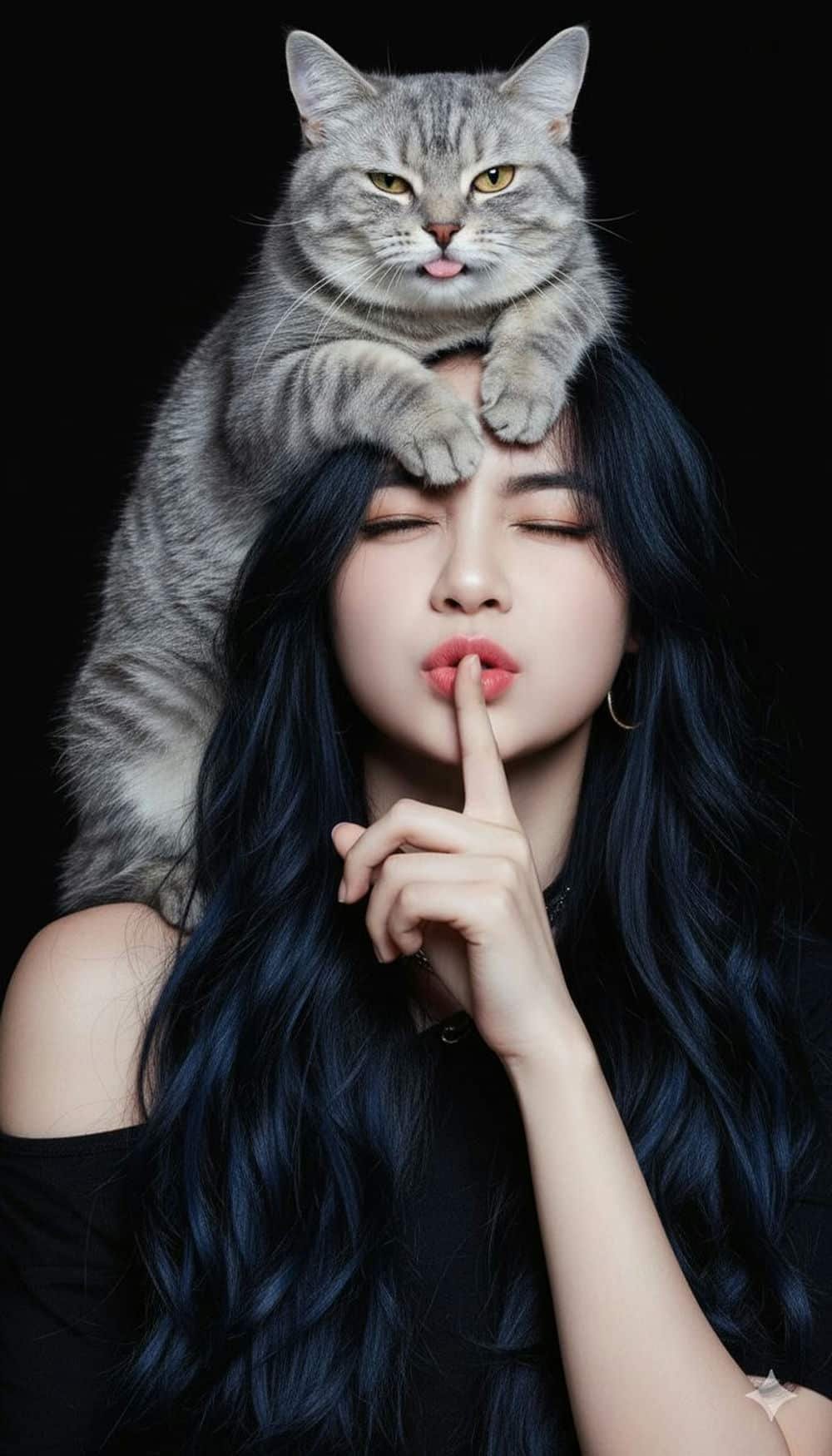 elegant black dp girls