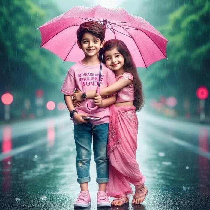 funny baby couple dp