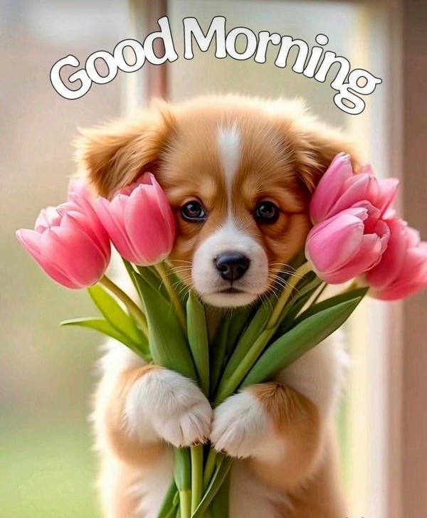 good morning animal images