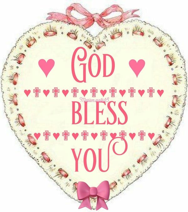 god bless u image