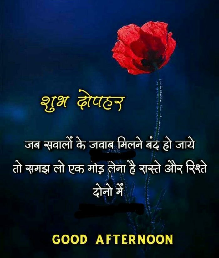 good afternoon images in hindi