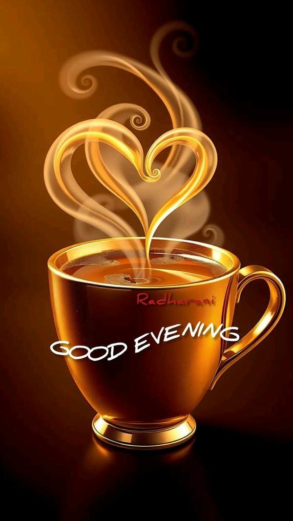 good evening coffee for whatsapp