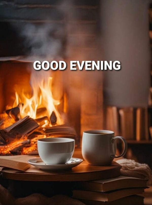 good evening coffee images