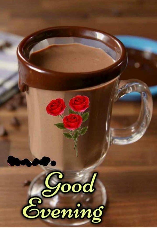 good evening coffee with positive vibes