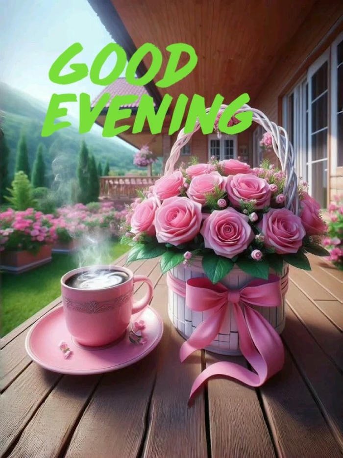 good evening tea images for profile picture