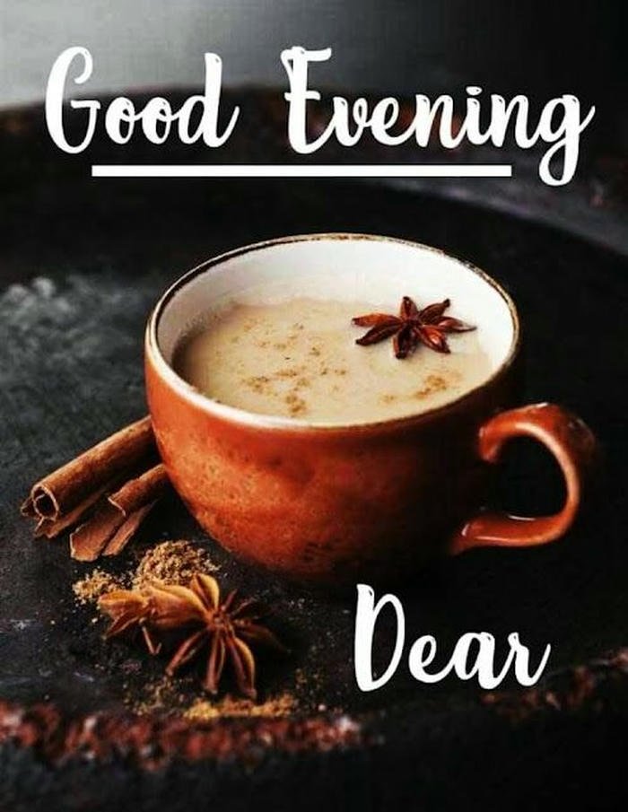 good evening tea images for whatsapp