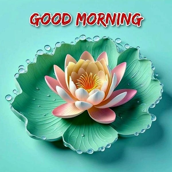 good morning 3d flowers