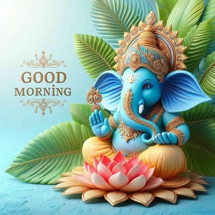 good morning budhwar image with colorful background