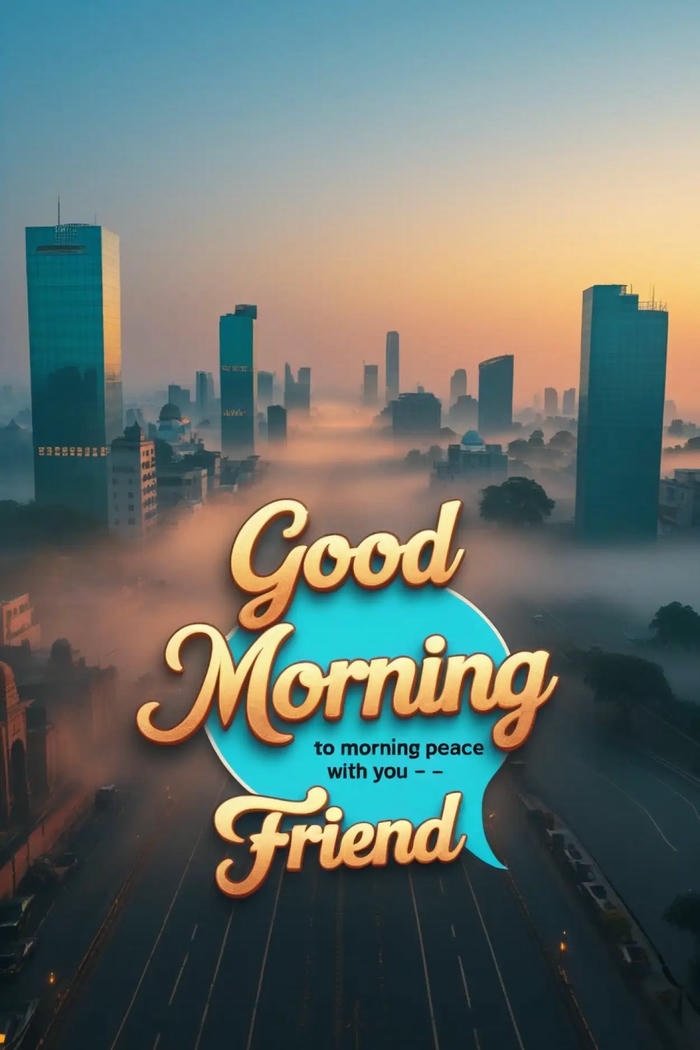 good morning dear friend images