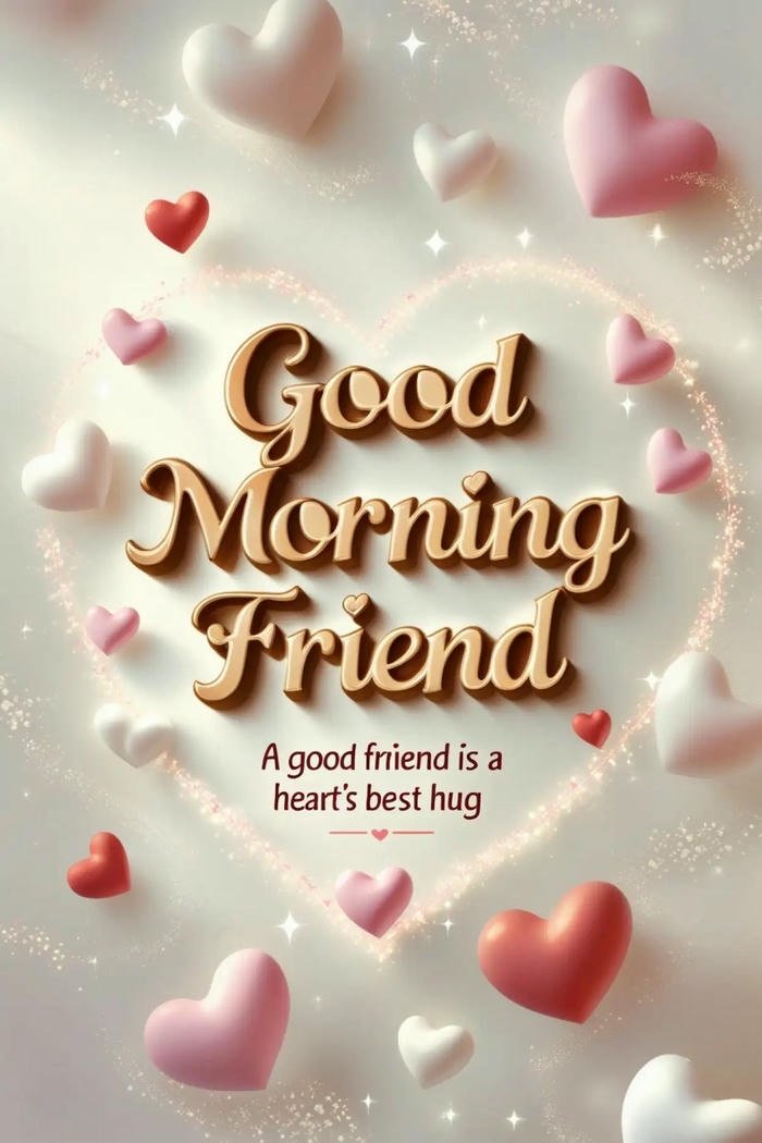 good morning flower for friend