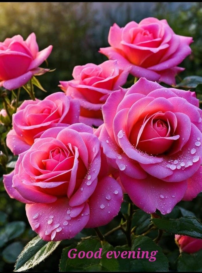good morning images with red rose