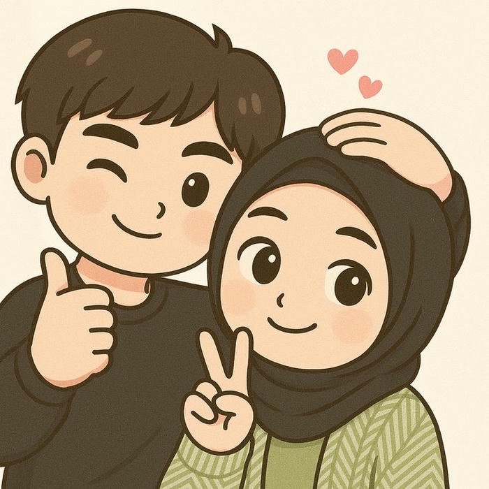 hijab couple dp for group