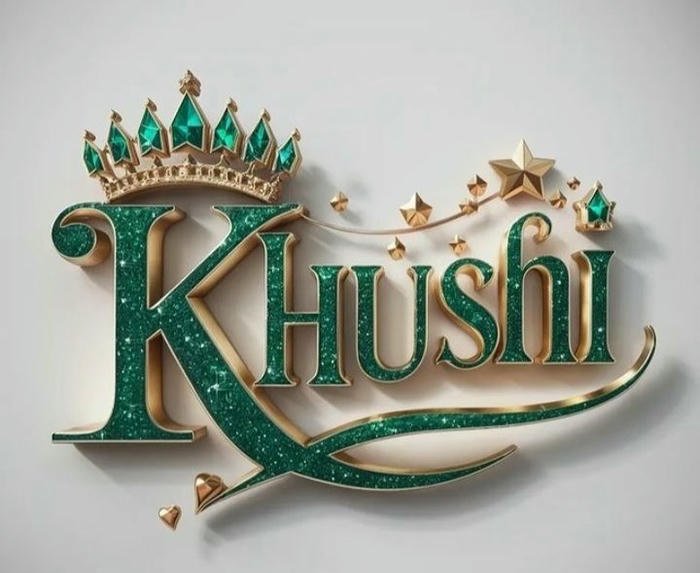 khushi name dp with a cute smile