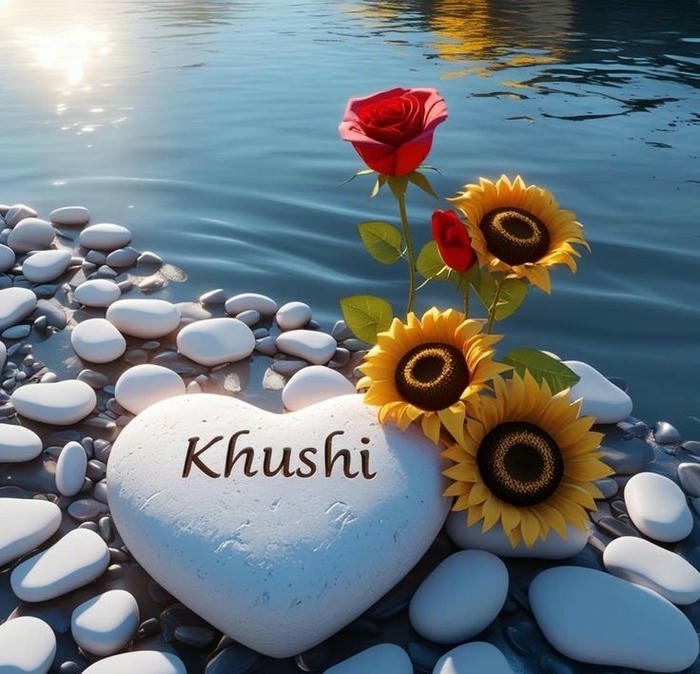 khushi name dp with good vibes
