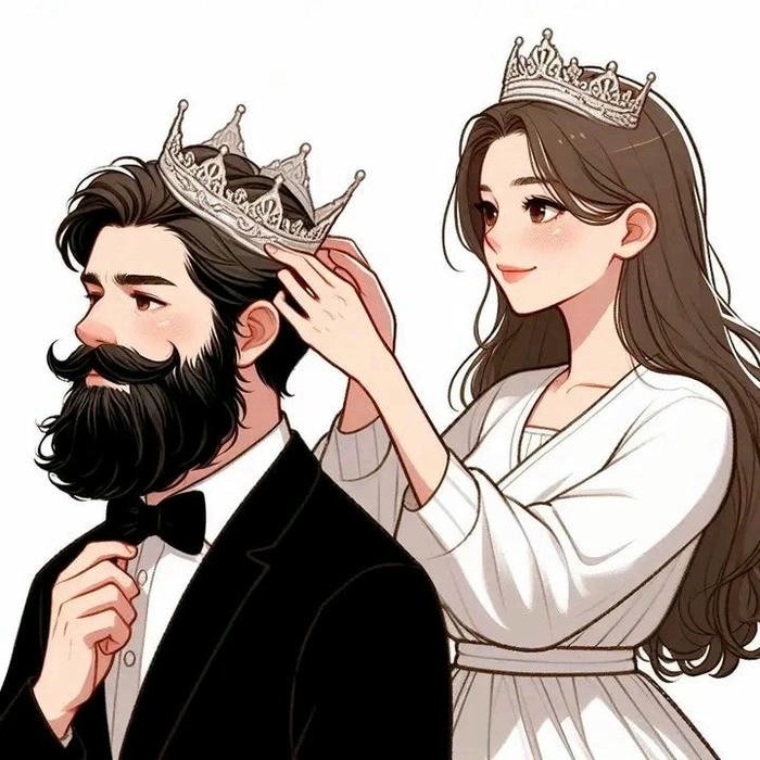 matching couple dp cartoon
