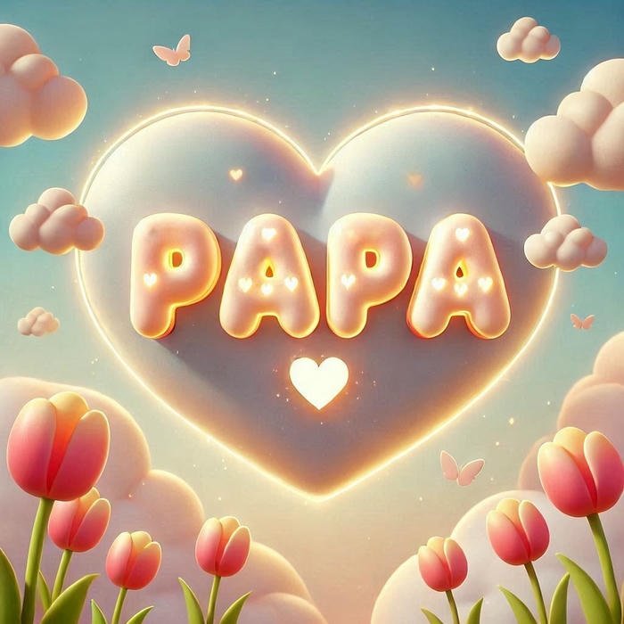 papa name dp for profile