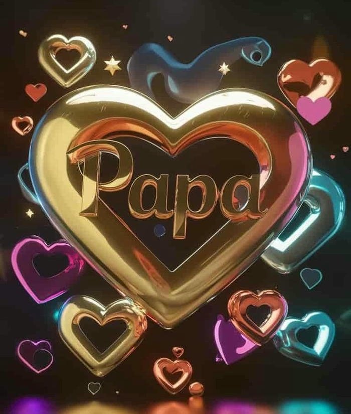 papa name dp trendy