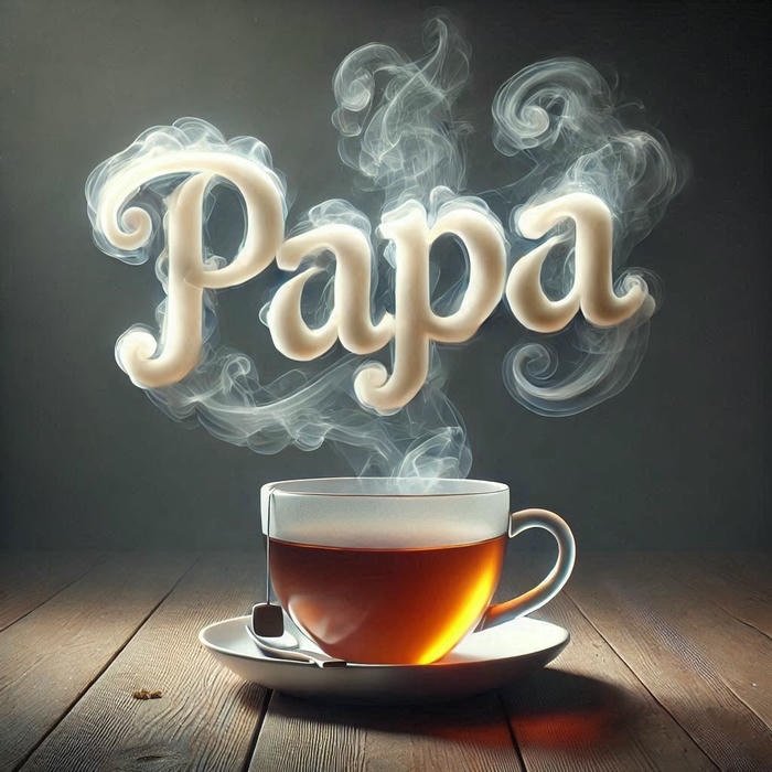 papa name dp with a cute pet