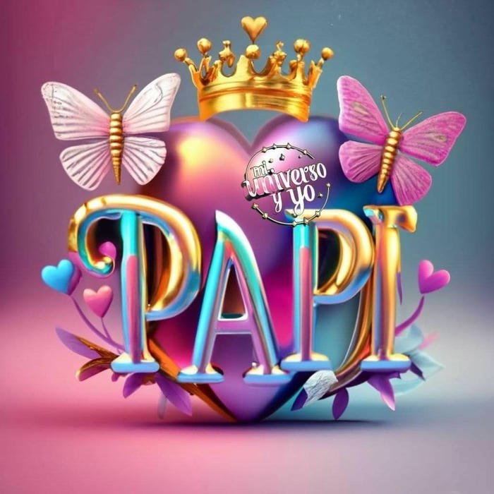 papa name dp with background