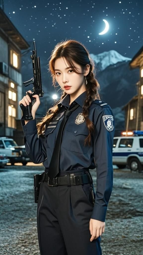 powerful army girl dp