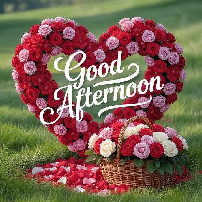 red rose good morning images