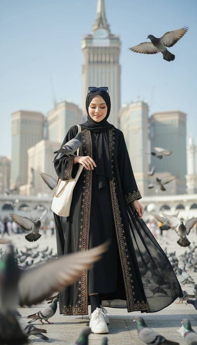 stylish abaya girl dp