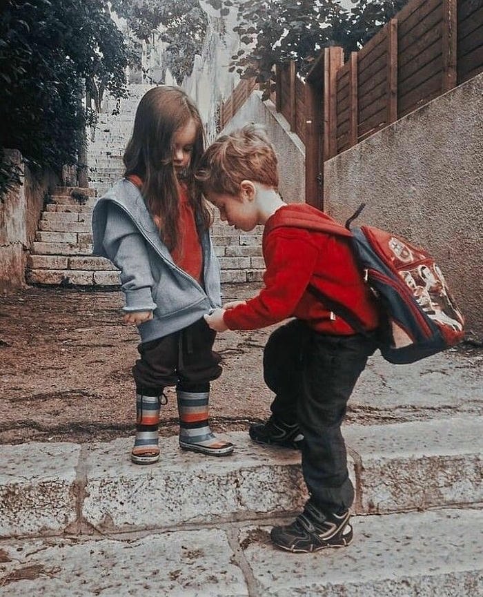 stylish baby couple dp