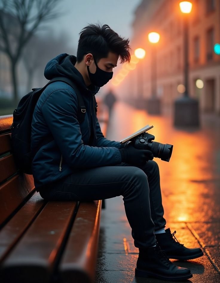 thoughtful silent boy dp