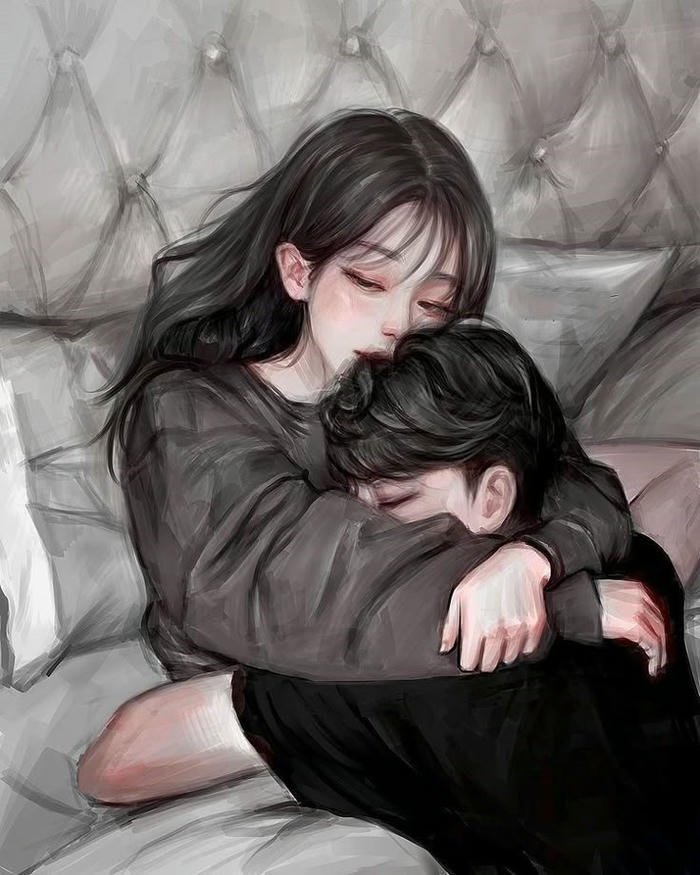 couple hug dp 6