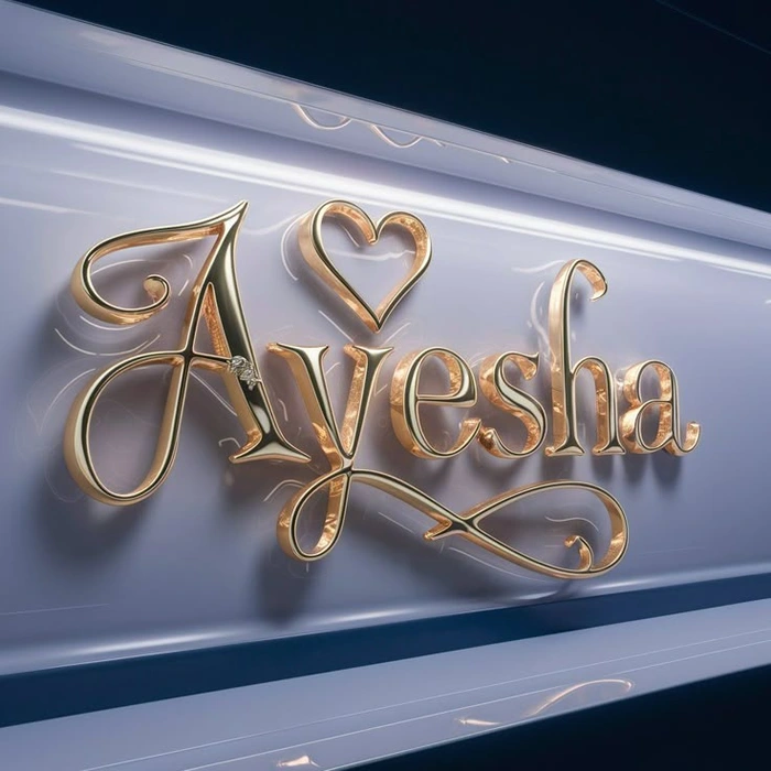 ayesha name dp 34