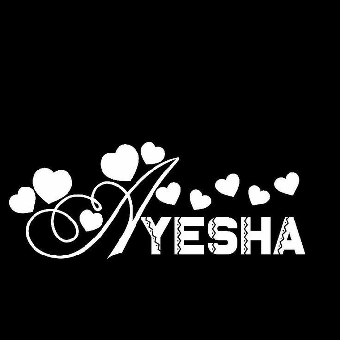 ayesha name dp 4