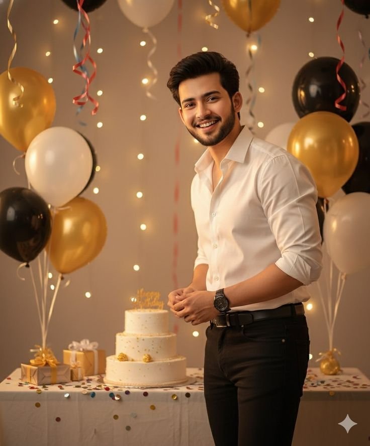 birthday boy cake dp image